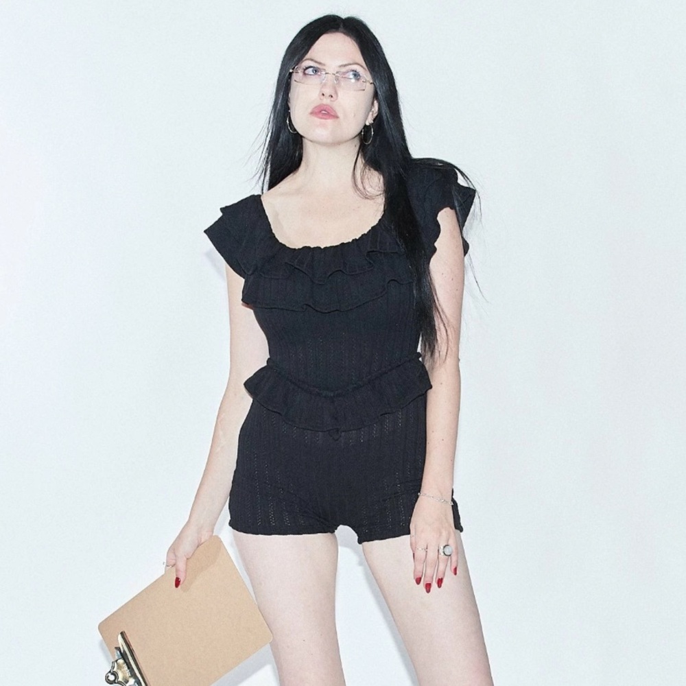 SOLD NWOT L/XL Fashion Brand Company French Unmentionable in Black